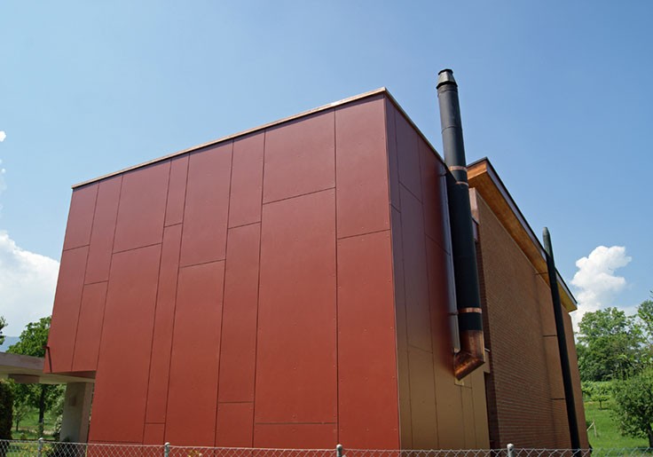 Facciate vantilate in pannelli di grande formato